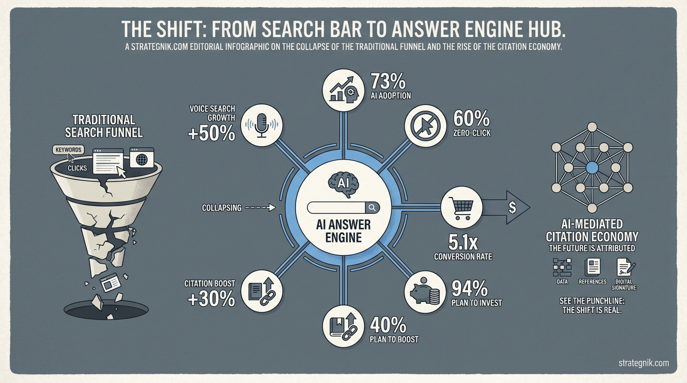 AEO Statistics for B2B SaaS (2026): 60+ Data Points on AI Search, Citations, and Visibility