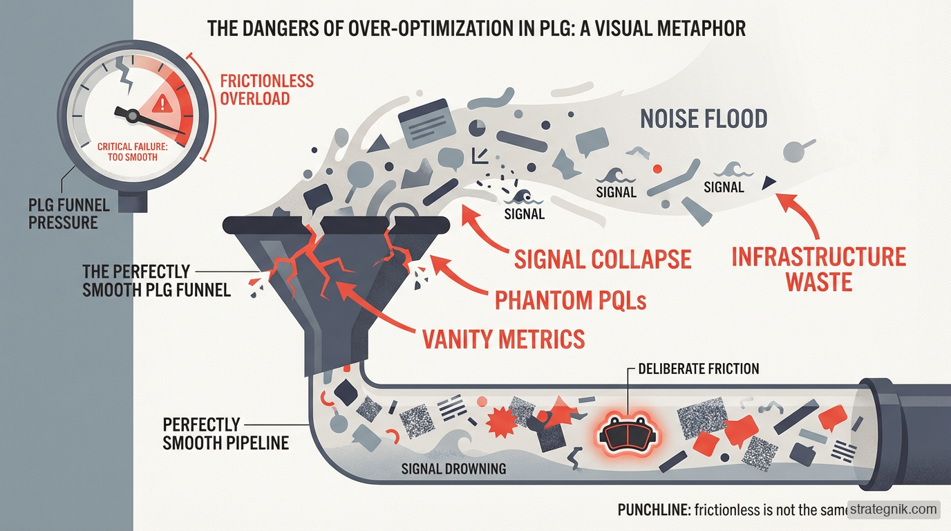 When Frictionless Breaks: The Signal Problem in B2B PLG